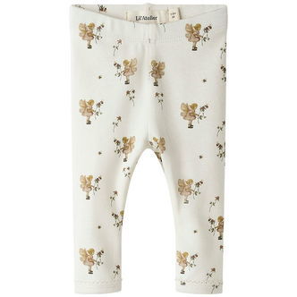 Lil' Atelier Leggings - NbfLayo - Coconut Milk