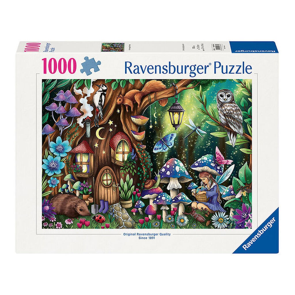 Ravensburger Puslespil - 1000 Brikker - In The Magical Forest