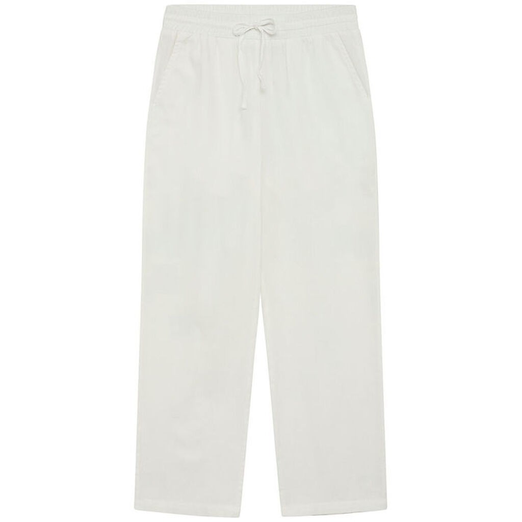 Grunt Bukser - Allan - Viskose/Hør - Hvid