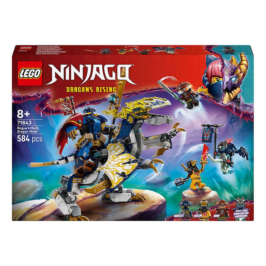 LEGOÂ® Ninjago - Rogues drageflyver-mech 71843 - 584 dele