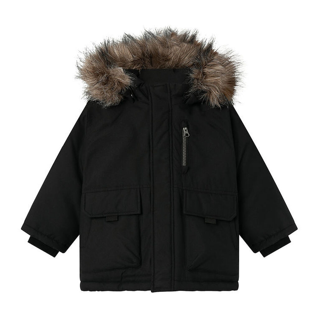 Name It Vinterjakke - NmmMaster05 Parka - Sort