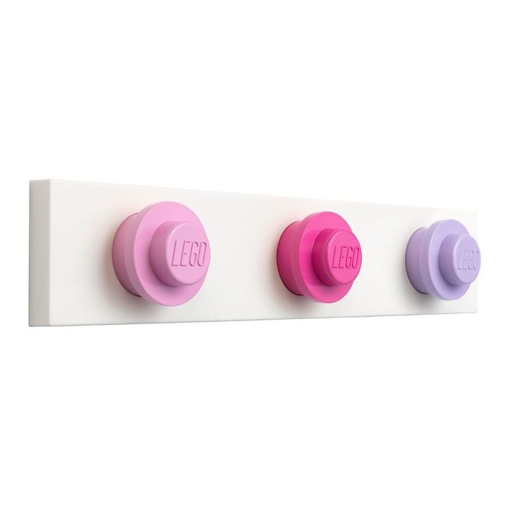 LEGOÂ® Storage Knagerække - 33 cm - Lilla/Rosa