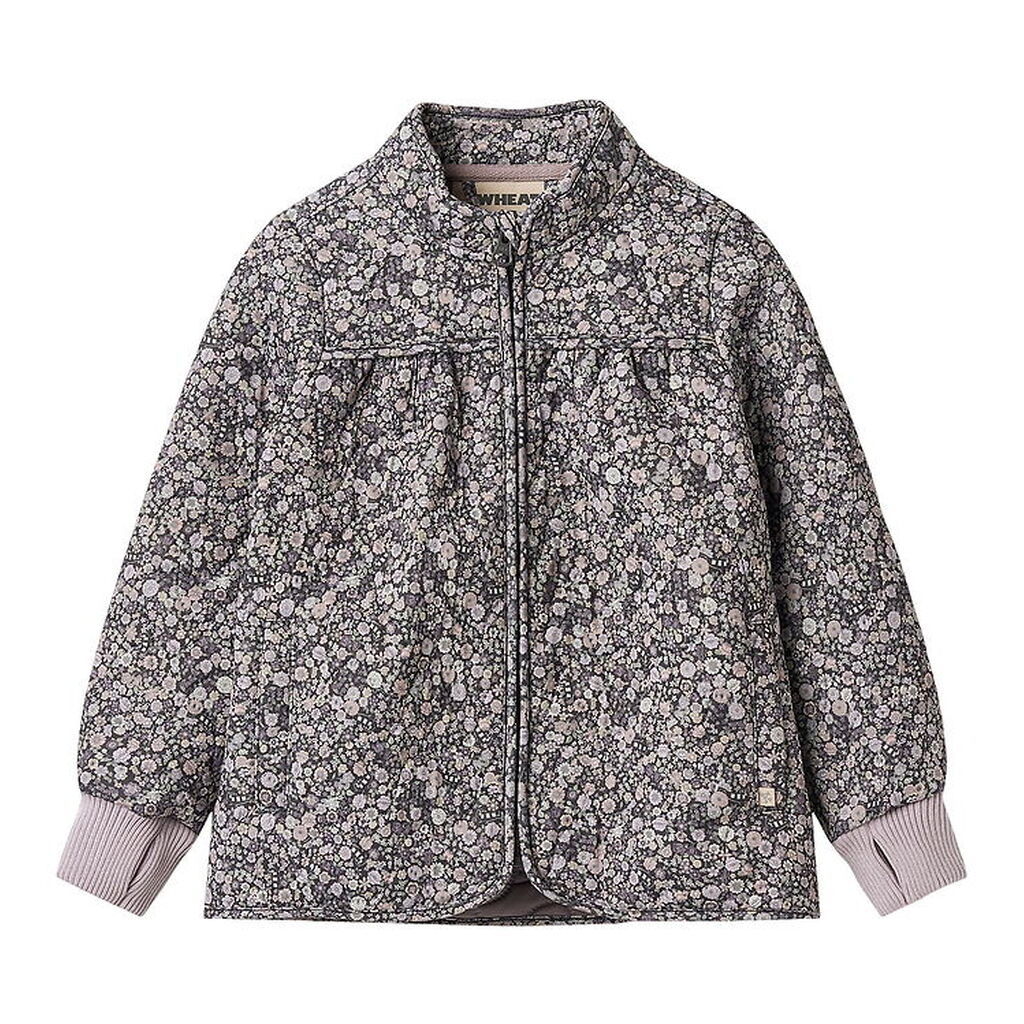 Wheat Termojakke - Thilde - Black Sea Flowers