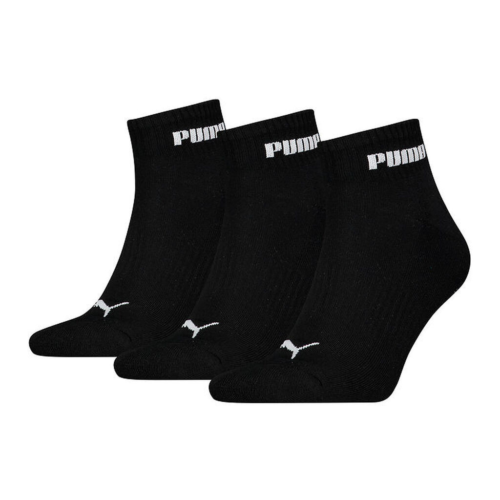 Puma Strømper - 3-pak - Quarter - Sort