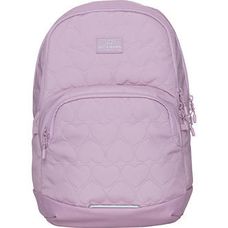 Beckmann Skoletaske - Sport Junior - Padded Hearts - Pink