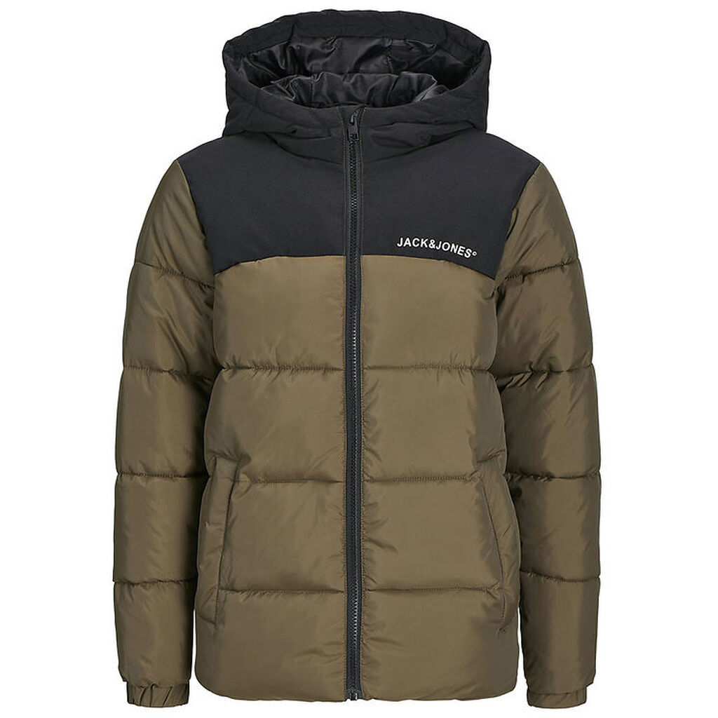Jack & Jones Dynejakke - JjMoon - Canteen/Blocking
