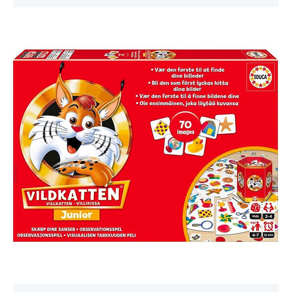 Educa Brætspil - Vildkatten Junior 70