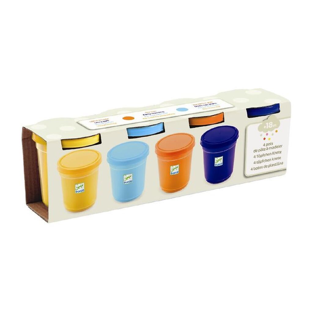 Djeco Modellervoks - 4 stk. - Natur