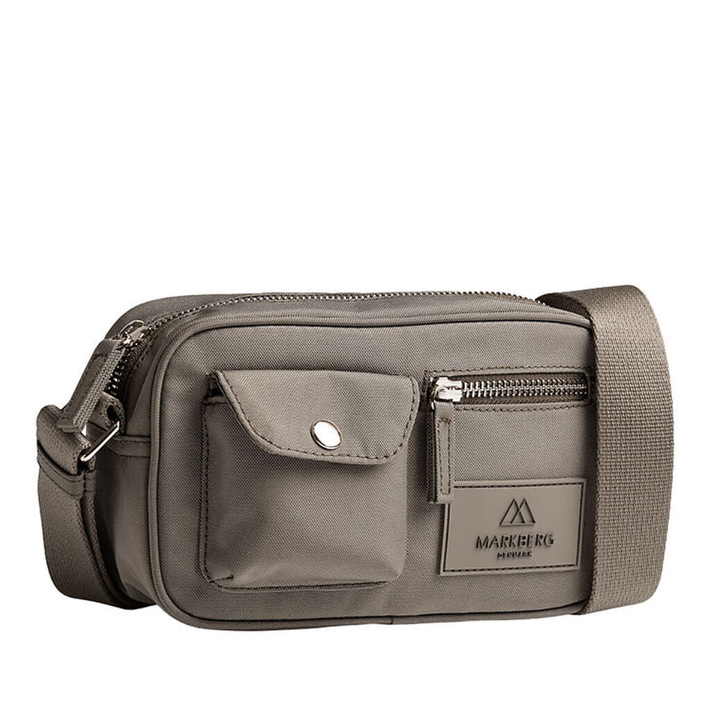 Markberg Skuldertaske - DarlaMBG S Monochrome - Walnut/Guld