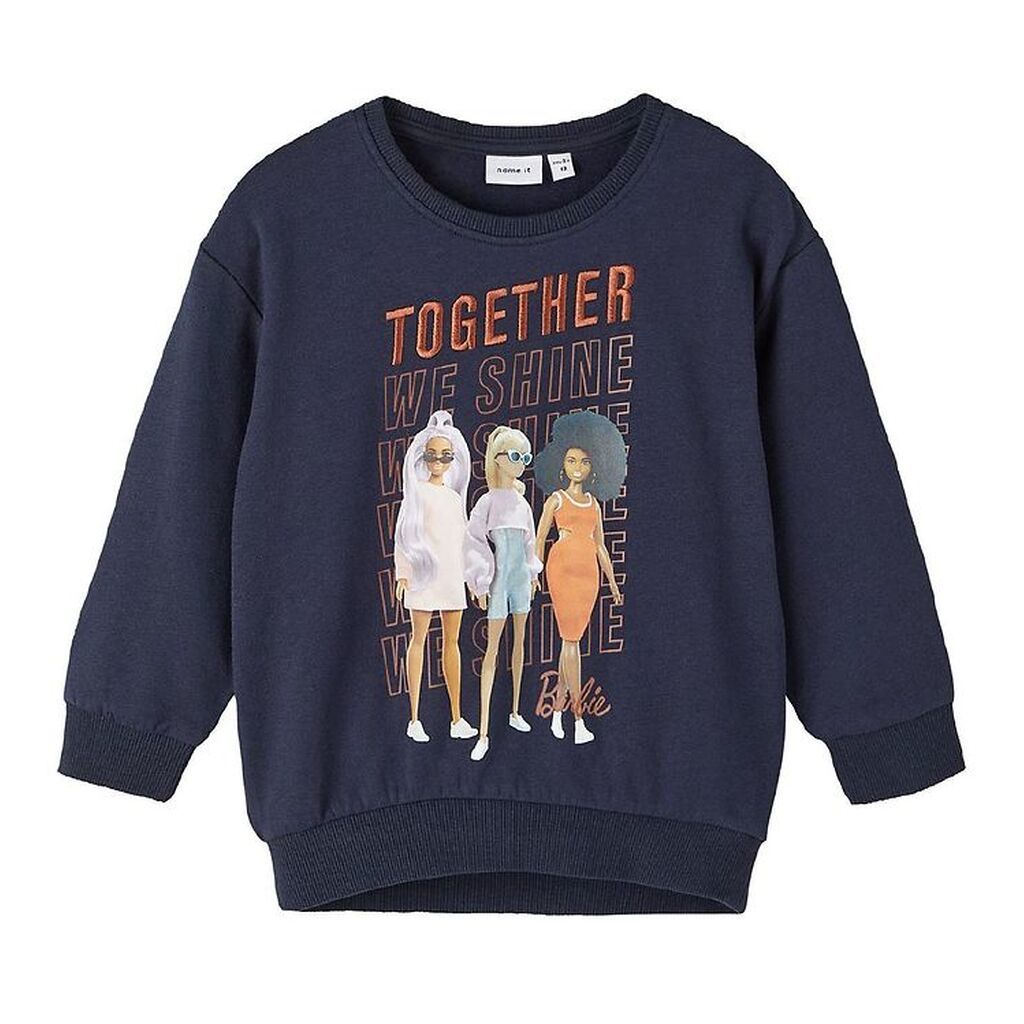 Name It Sweatshirt - NmfNina Barbie - Dark Sapphire