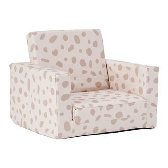 Kids Concept Lænestol/Legemadras - Foldbar - 42x44x38 - Hvid/Bei