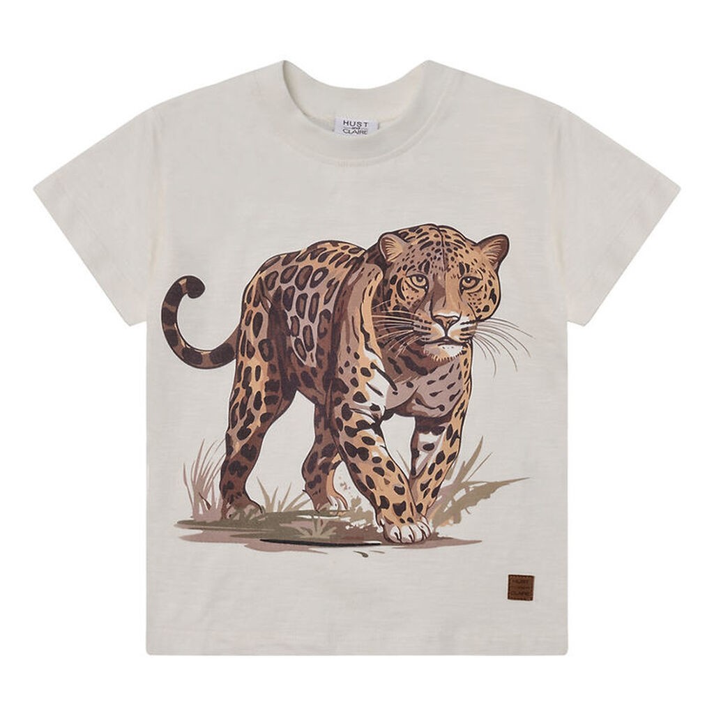 Hust and Claire T-shirt - Anton - Ivory m. Leopard