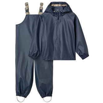 Wheat Regntøj m. Seler - PU - Charlie - Ink