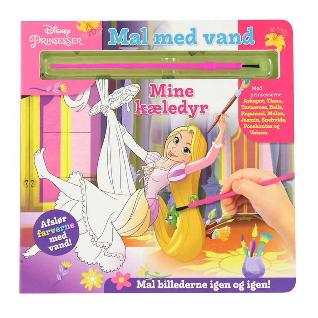 Alvilda Malebog - Mal Med Vand - Disney Prinsesser - DA