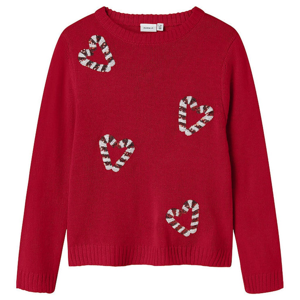 Nmae It Bluse - Strik - NkfRajul - Jester Red