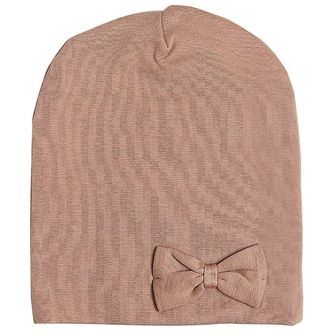 Racing Kids Hue m. Sløjfe - 2-lags - Lysebrun