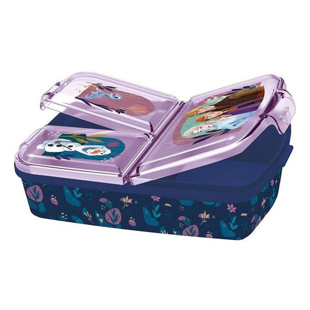 Frost Madkasse - Sandwich Box - 18x13 cm - Blå/Lilla