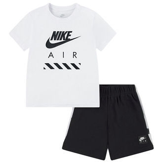 Nike Shortssæt - T-shirt/Shorts - Sort/Hvid
