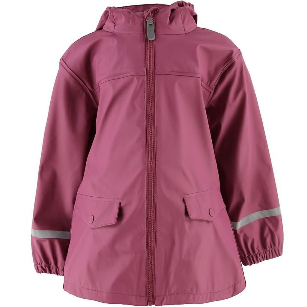 Color Kids Regnjakke - Eldon - PU - Mørk Rosa