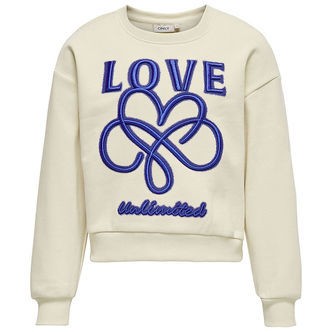 Kids Only Sweatshirt - KogBella - Birch/Love