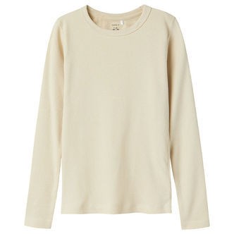 Name It Bluse - Noos - Rib - NkfNakal - Summer Sand