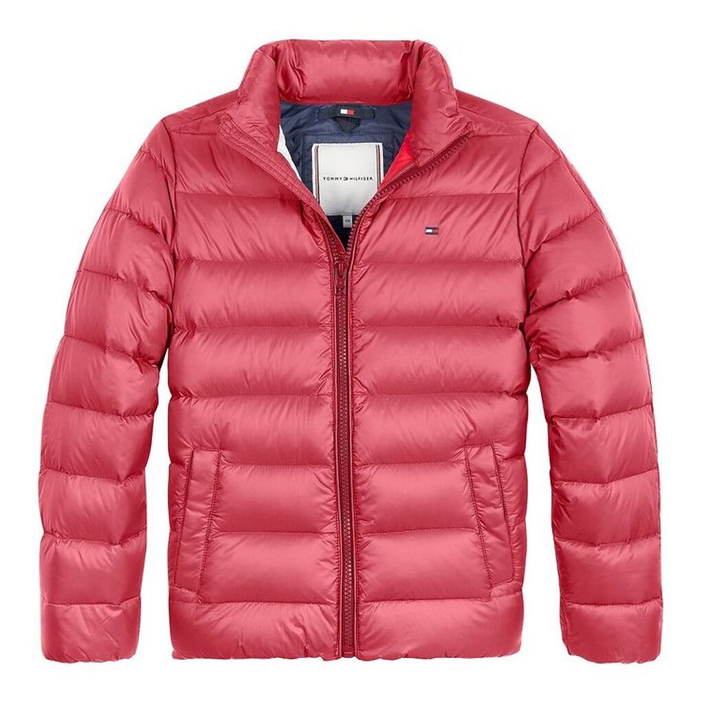 Tommy Hilfiger Dunjakke - U Light Down - Deep Watermelon