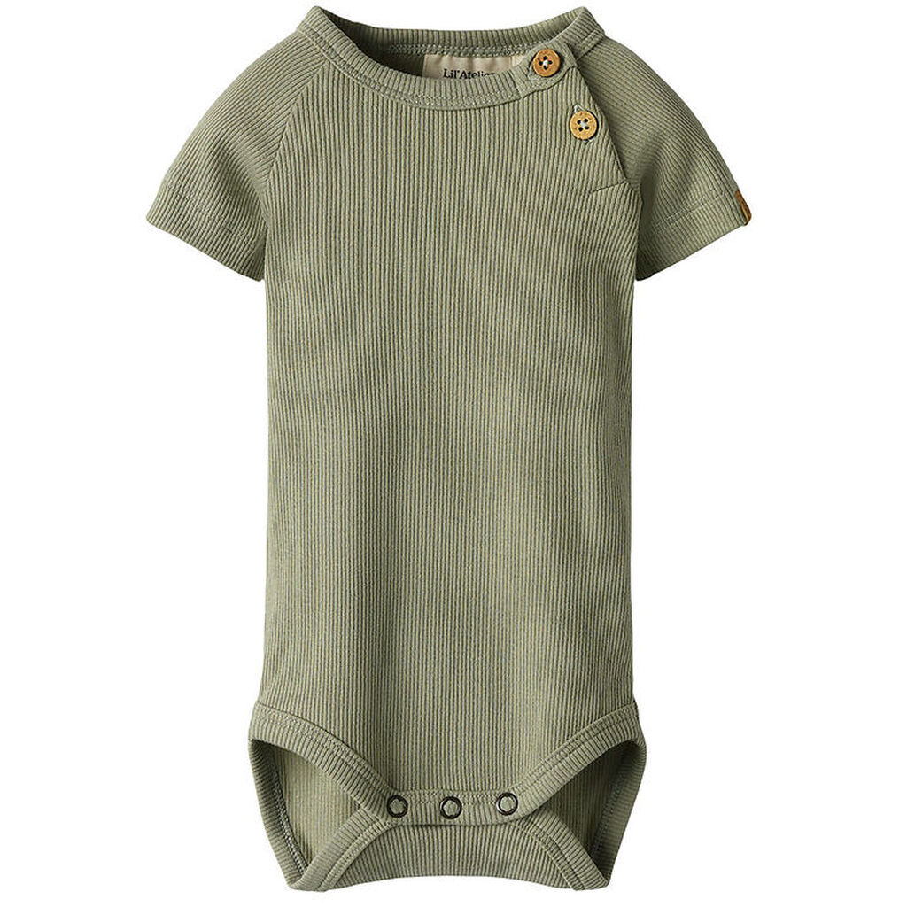 Lil' Atelier Body k/æ - Rib - NbmGago - Seagrass