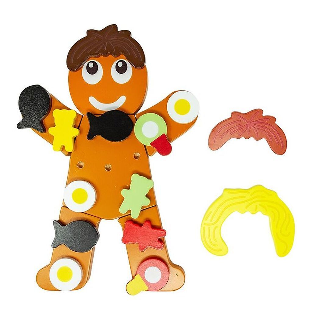 MaMaMeMo Legemad - Træ - Kagemand