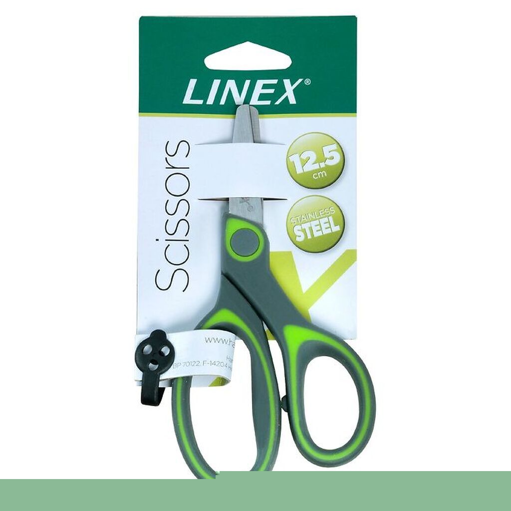 Linex Børnesaks - 12,5 cm - Grå/Grøn