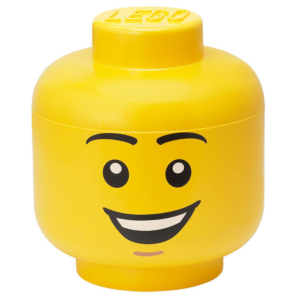 LEGOÂ® Storage Opbevaringsboks - Stor - Hoved - 27 cm - Dreng