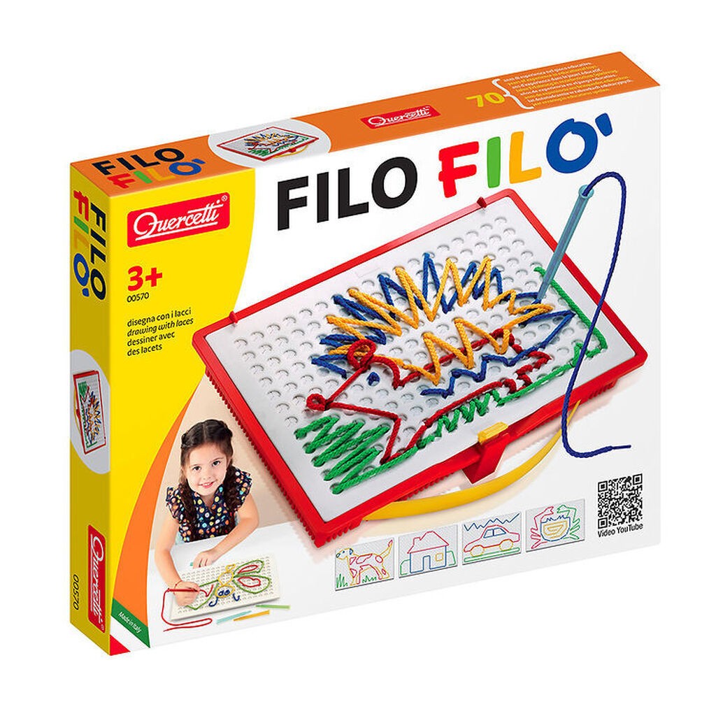 Quercetti Kreasæt - Filo Filo - Kreativ Leg m. Tråd - 00570