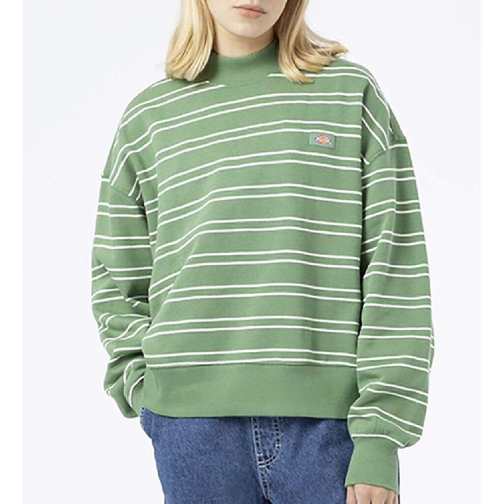 Dickies Sweatshirt - Westover - Dark Ivy m. Striber