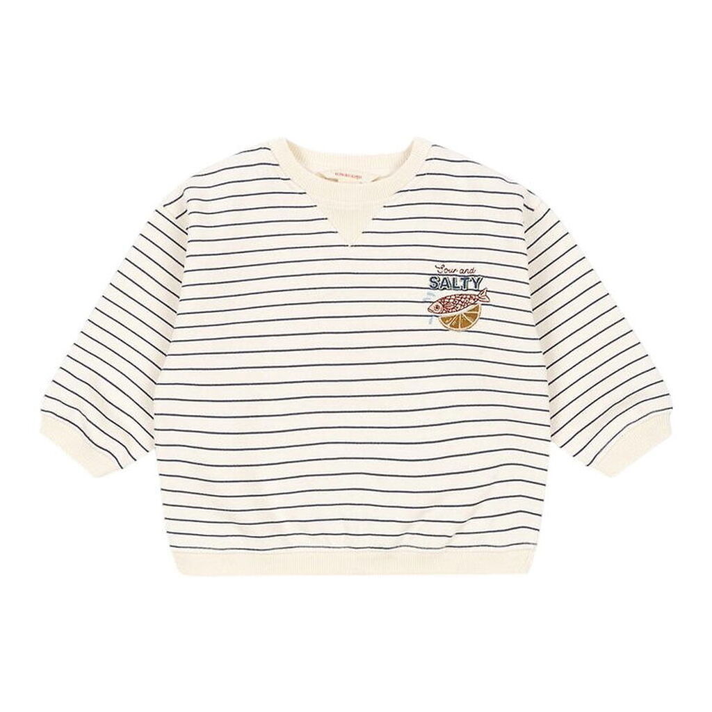 Konges Sløjd Sweatshirt - Amio - Captains Blue/Antique White