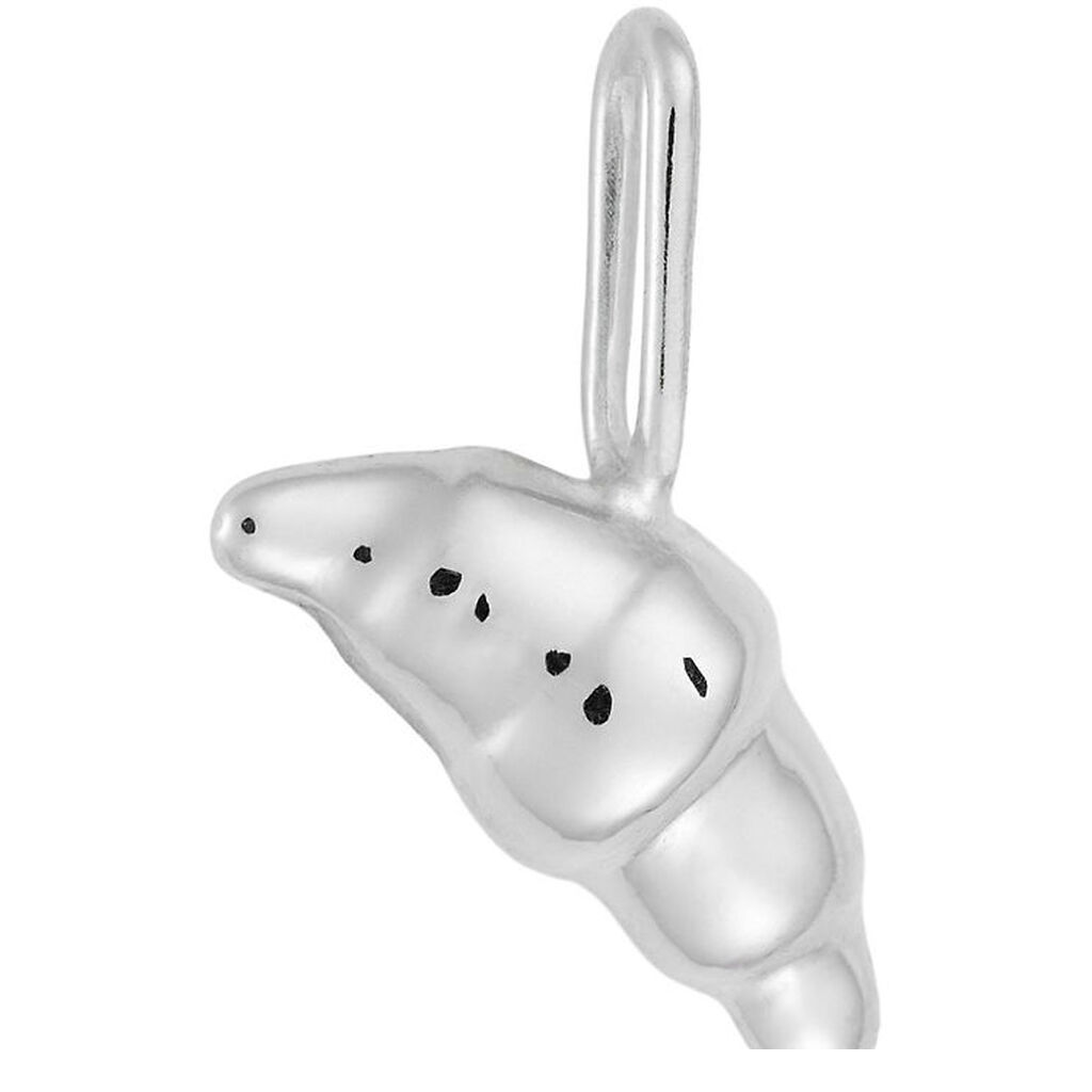 Design Letters Vedhæng - Darling - Croissant - Sølv