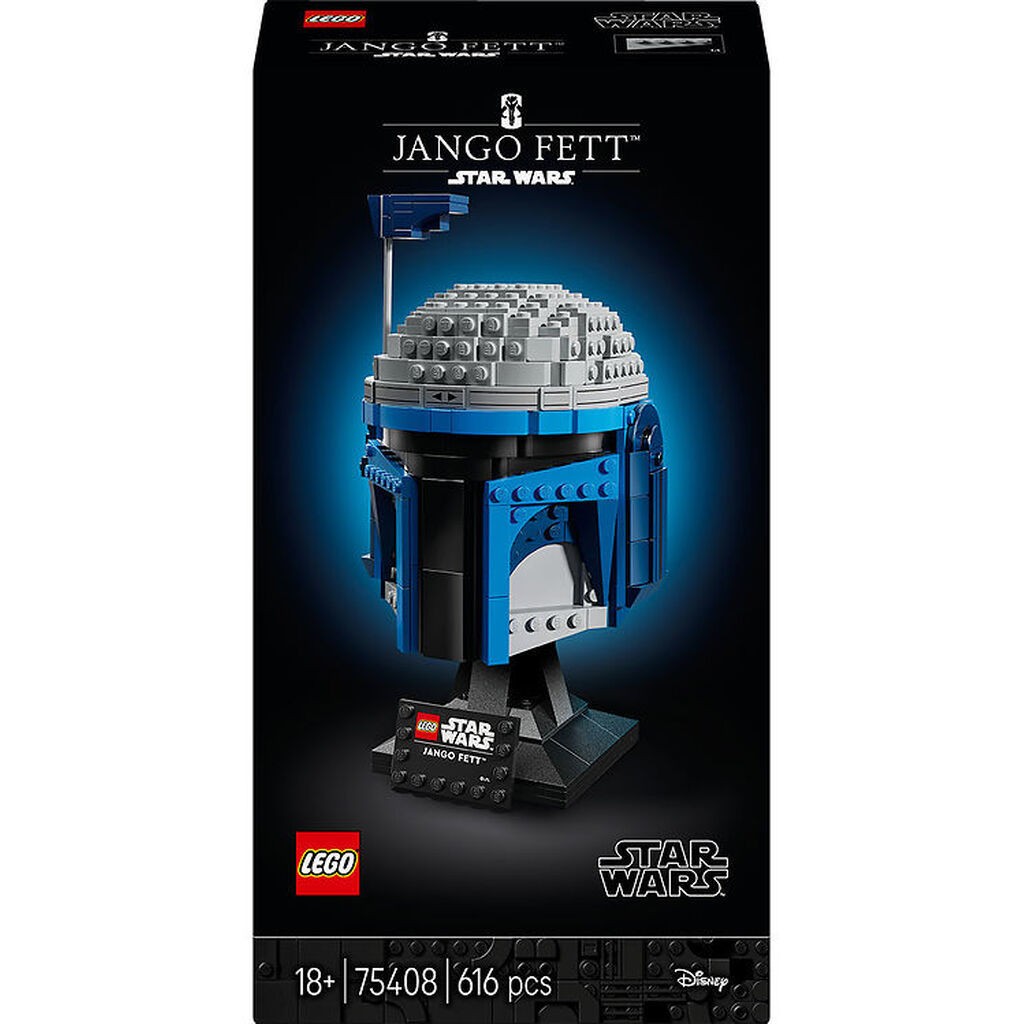 LEGOÂ® Star Wars - Jango Fetts Hjelm 75408 - 616 Dele