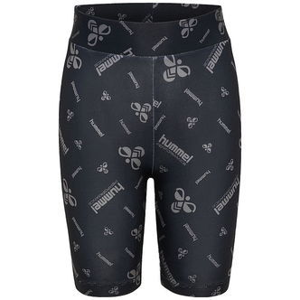 Hummel Cykelshorts - hmlJR - Black/Ebony m. Logo