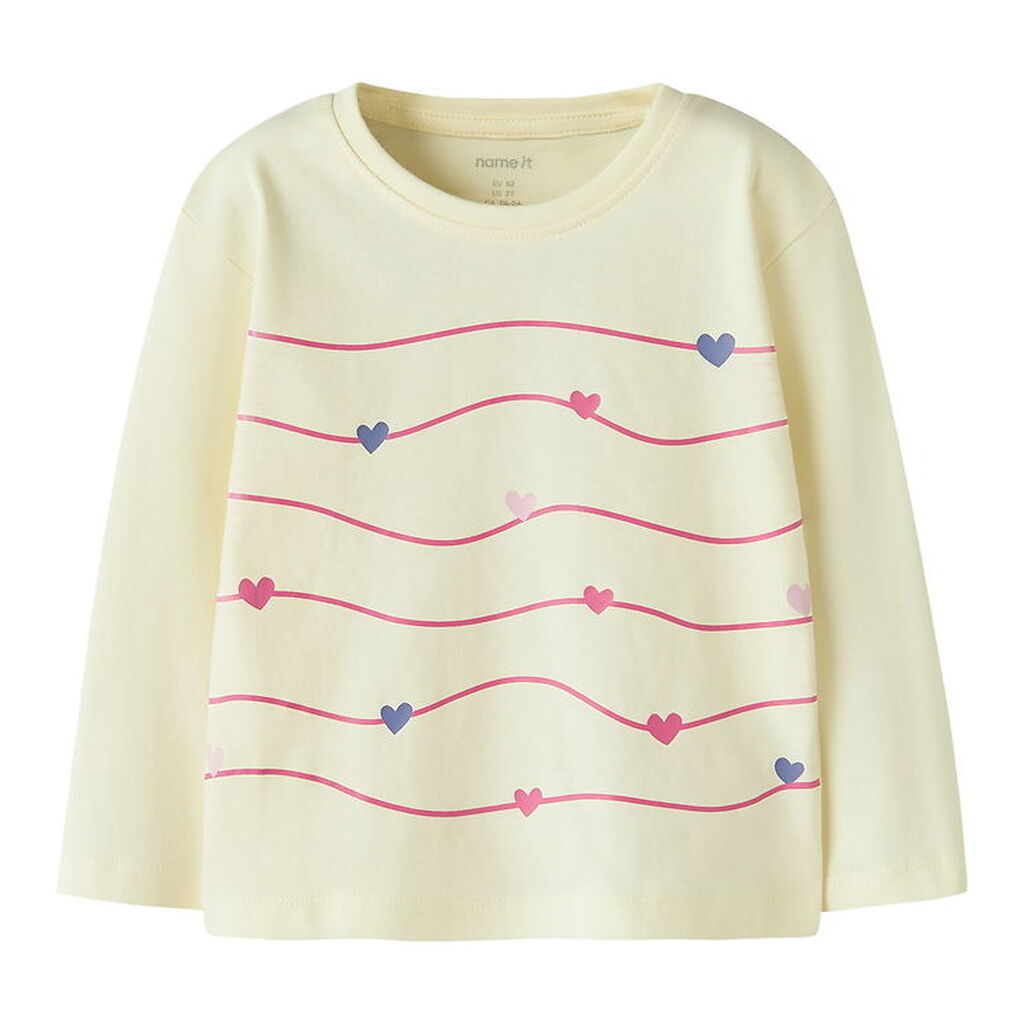 Name It Bluse - NmfVeen - Pear Sorbet/Fun Stripe