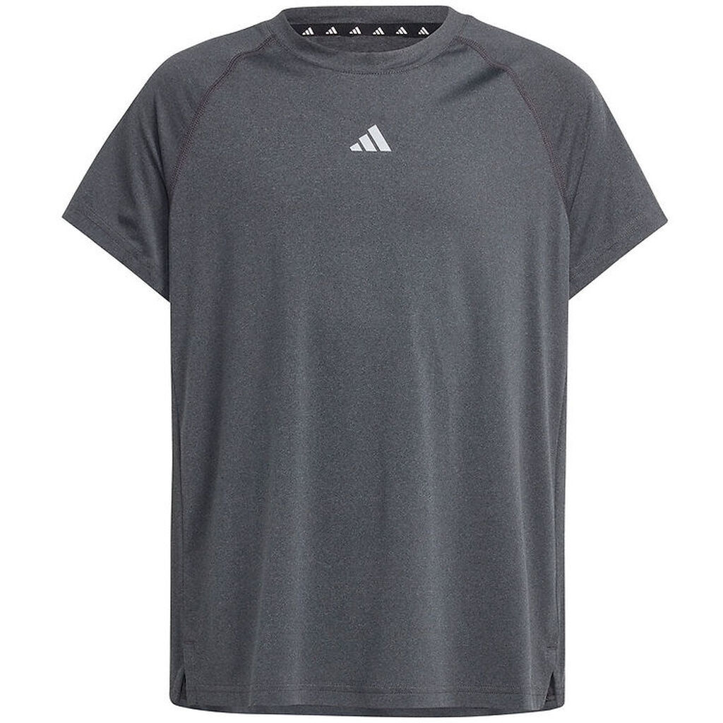 adidas Performance T- shirt - JG Tee Lux - Grå Meleret