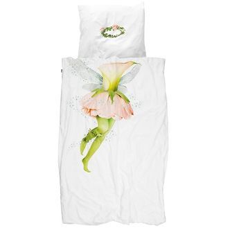 Snurk Sengetøj - Junior - Hvid m. Fe