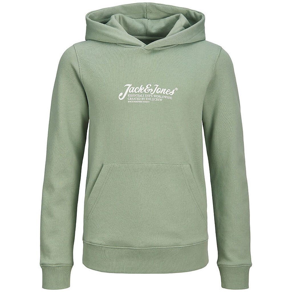 Jack & Jones Hættetrøje - JjBeau - Iceberg Green