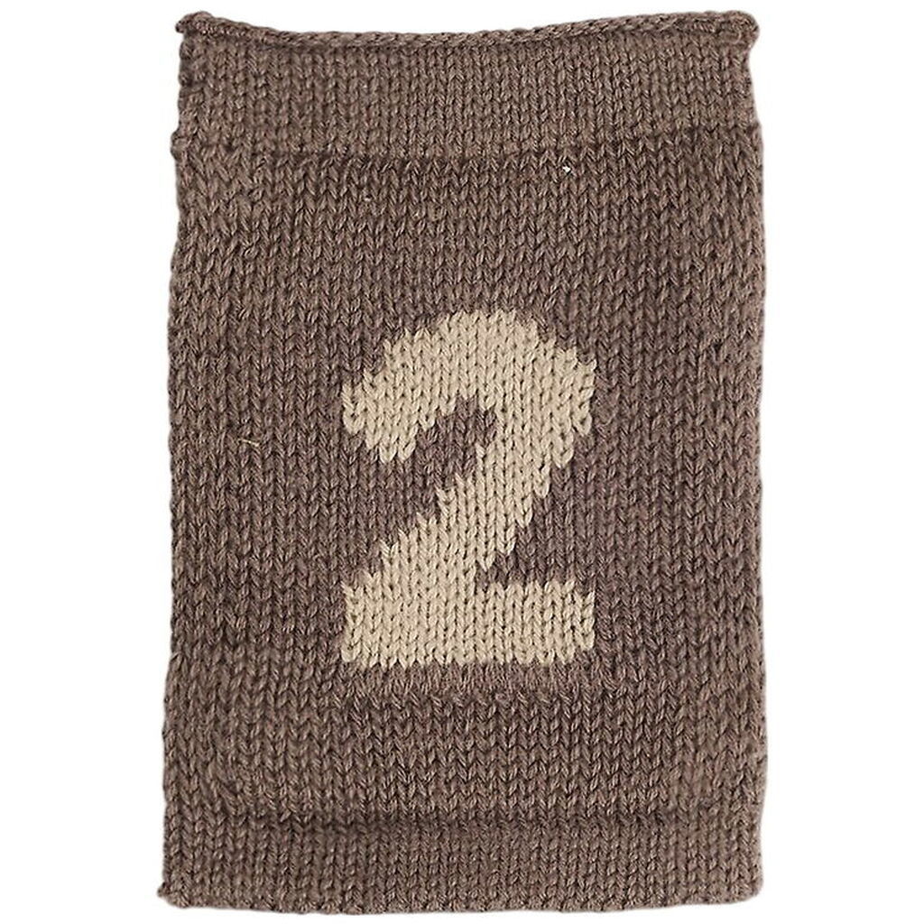 Smallstuff Strikket Flag - 2 - Natur Tal