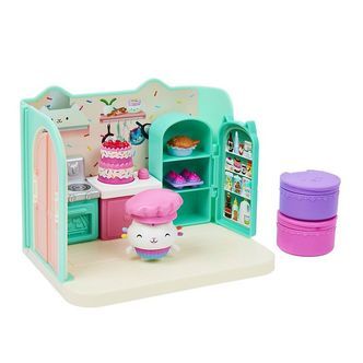 Gabby's Dollhouse Sæt - 8 Dele - Cakey's Kitchen