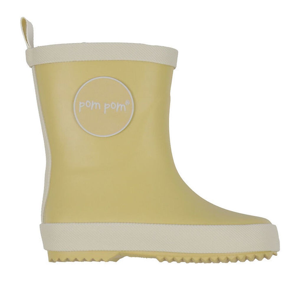 Pom Pom Gummistøvler - Dusty Yellow