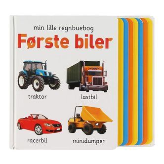Alvilda Billedbog - Min Lille Regnbuebog - Første Biler - Dansk