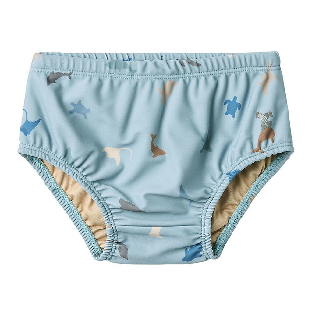 Wheat Blebadebukser - Philip - UV40+ - Soft Blue Sea Life