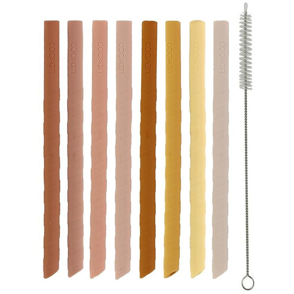 Liewood Sugerør - 8stk - Rose Multi Mix