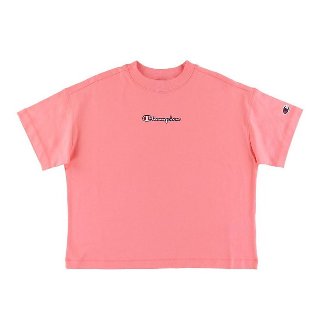 Champion Fashion T-Shirt - Crop - Pink m. Logo