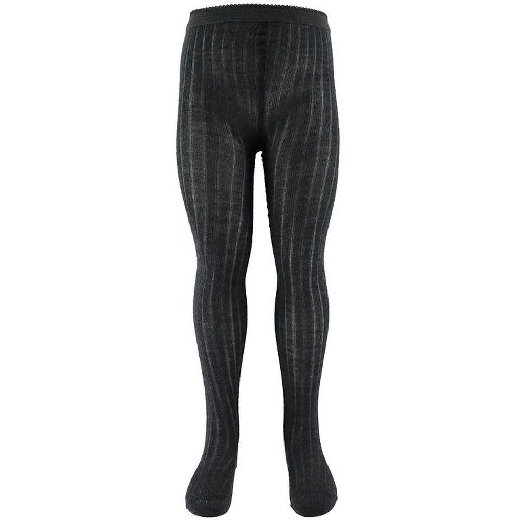 MP Rib Strømpebukser - Uld - Koksgrå
