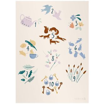 Sebra Plakat - 70x50 - Daydream