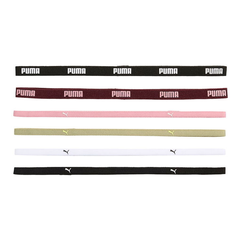 Puma Pandebånd - 6-pak - Ruby Shimmer/Pink/Lux Army